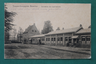 Postcard PC Beverloo 1918 military camp dentist hospital  Belgium Belgie